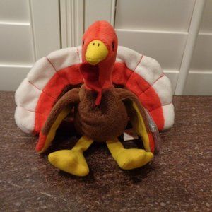 TY Gobbles the turkey Beanie Baby vintage retired